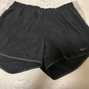 Nike Black and Gray Running Shorts
